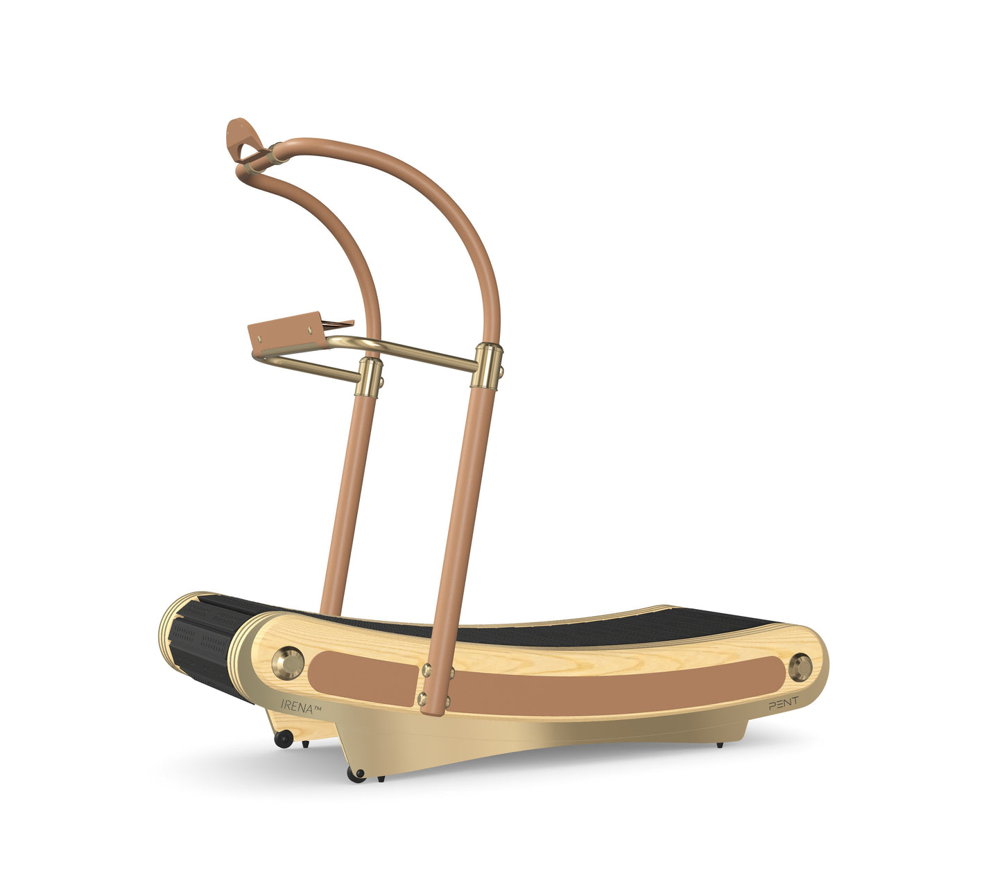 PENT. IRENA - In Gold - Premium Curved Manual Treadmill