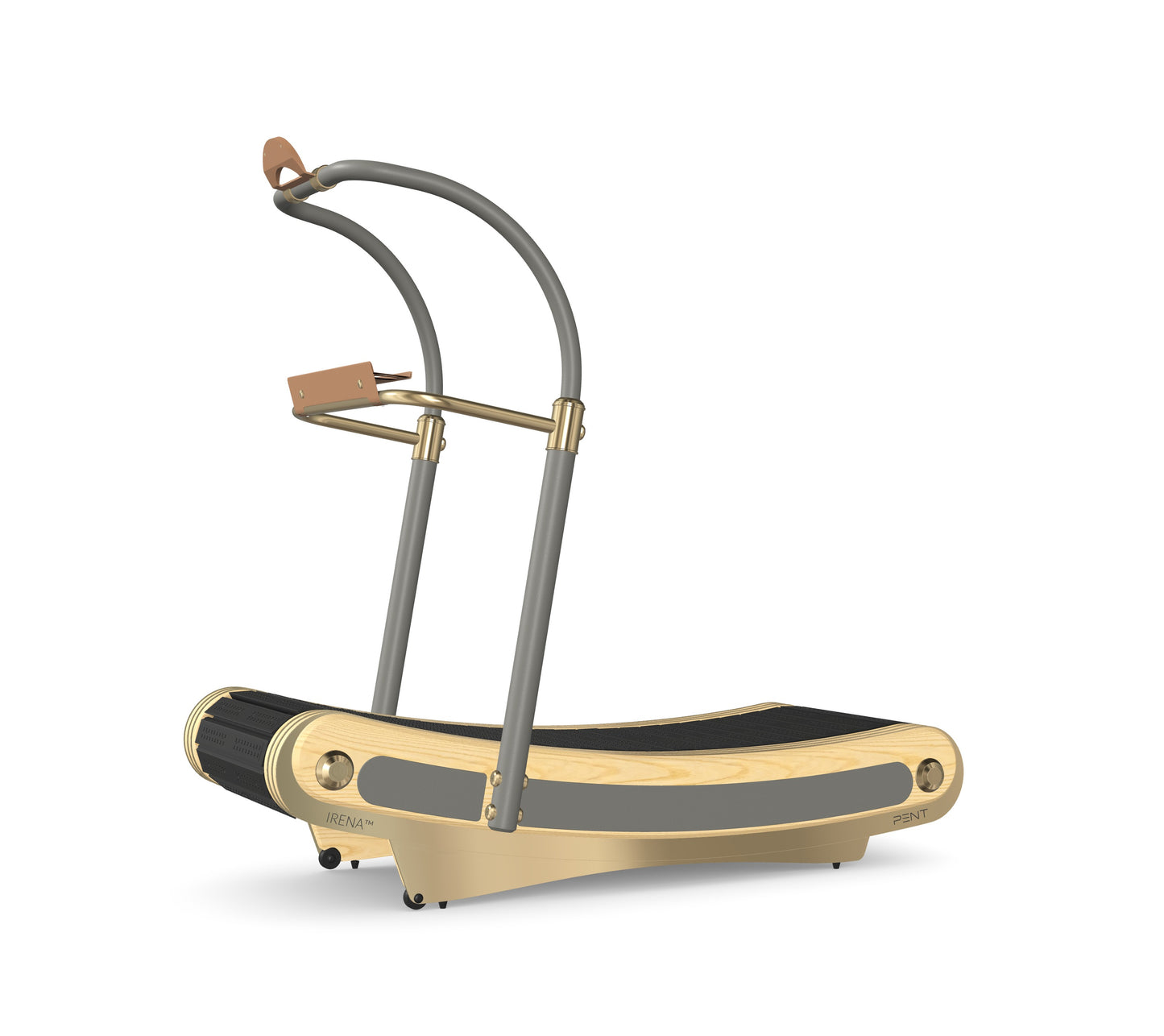 PENT. IRENA - In Gold - Premium Curved Manual Treadmill