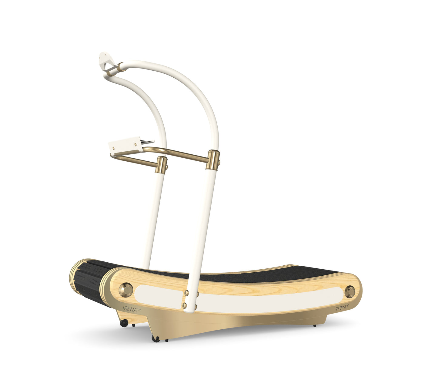 PENT. IRENA - In Gold - Premium Curved Manual Treadmill