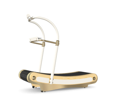 PENT. IRENA - In Gold - Premium Curved Manual Treadmill