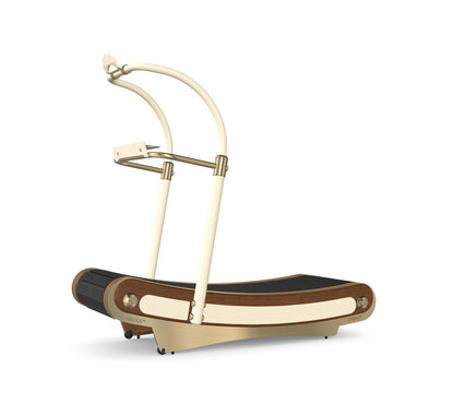 PENT. IRENA - In Gold - Premium Curved Manual Treadmill