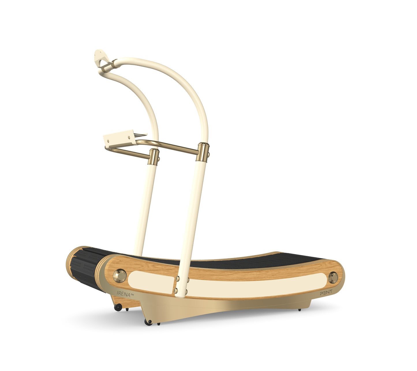 PENT. IRENA - In Gold - Premium Curved Manual Treadmill