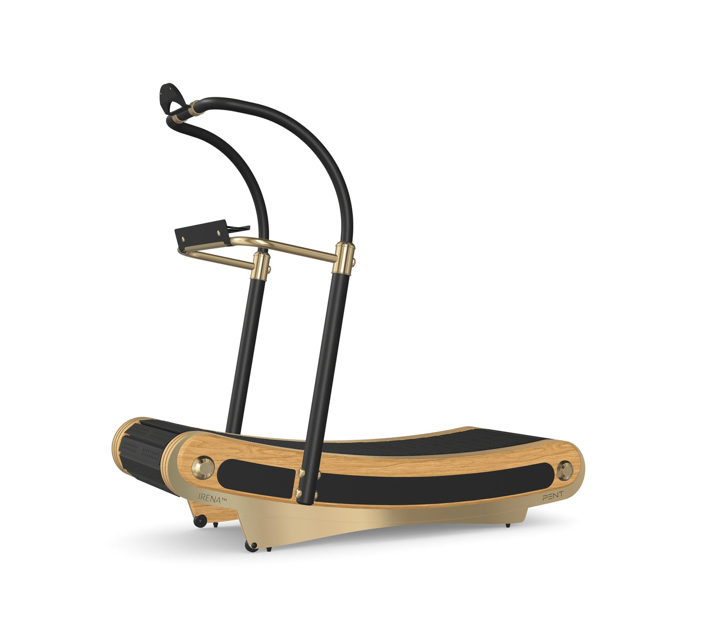 PENT. IRENA - In Gold - Premium Curved Manual Treadmill