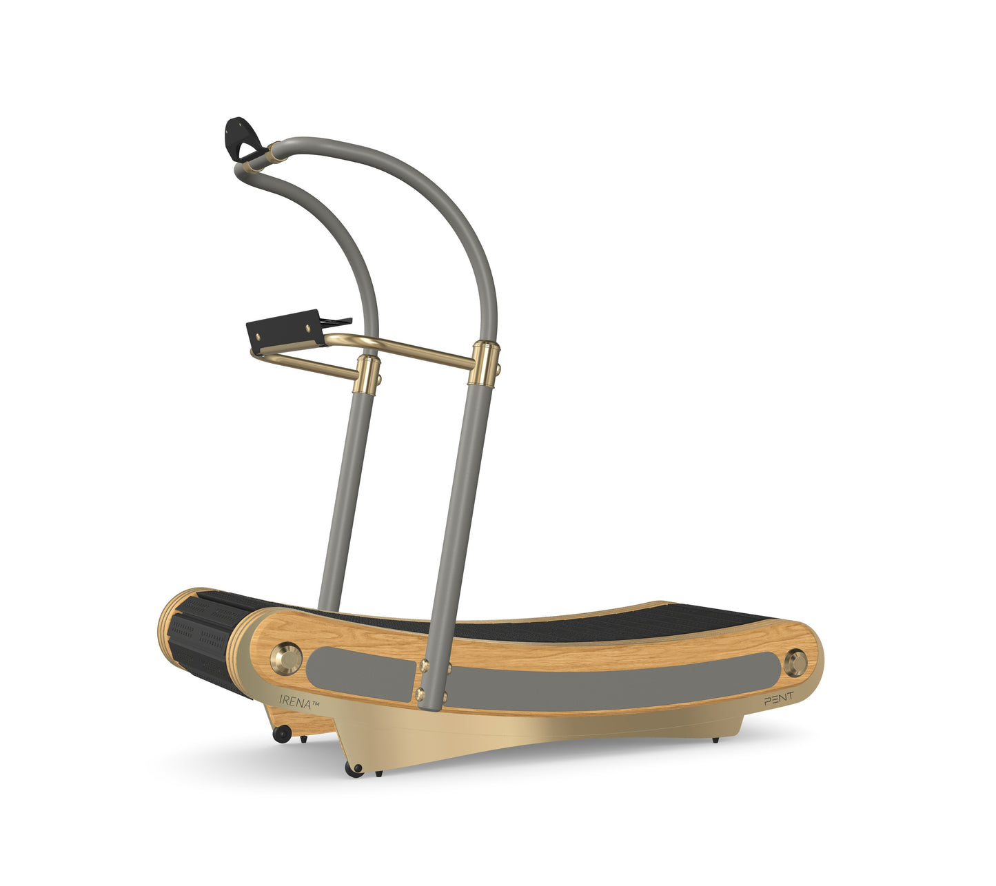 PENT. IRENA - In Gold - Premium Curved Manual Treadmill
