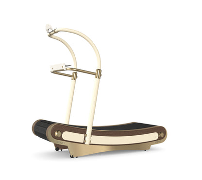PENT. IRENA - In Gold - Premium Curved Manual Treadmill
