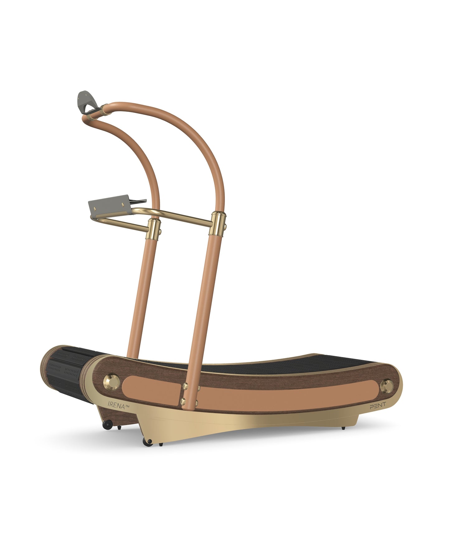 PENT. IRENA - In Gold - Premium Curved Manual Treadmill