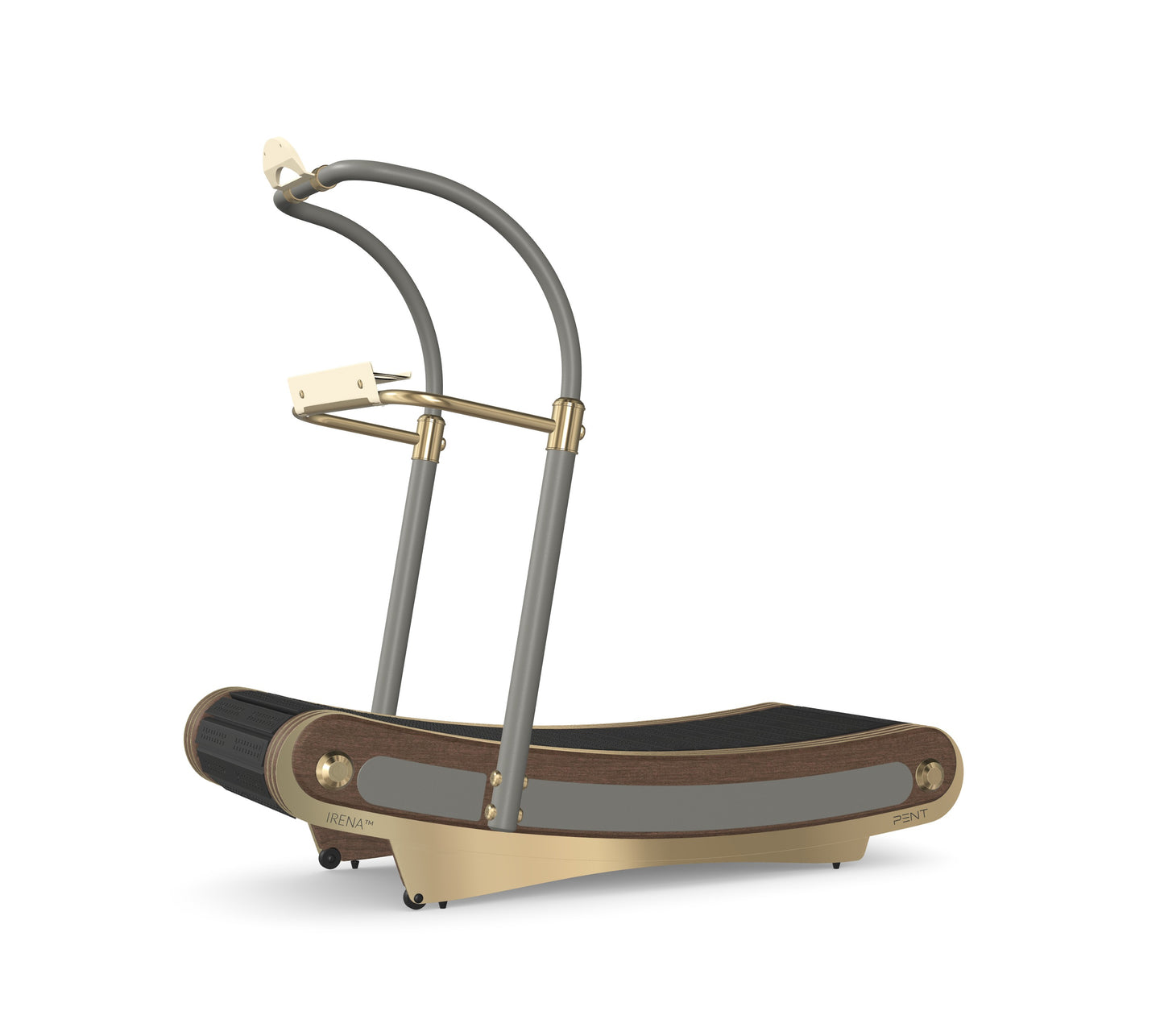 PENT. IRENA - In Gold - Premium Curved Manual Treadmill