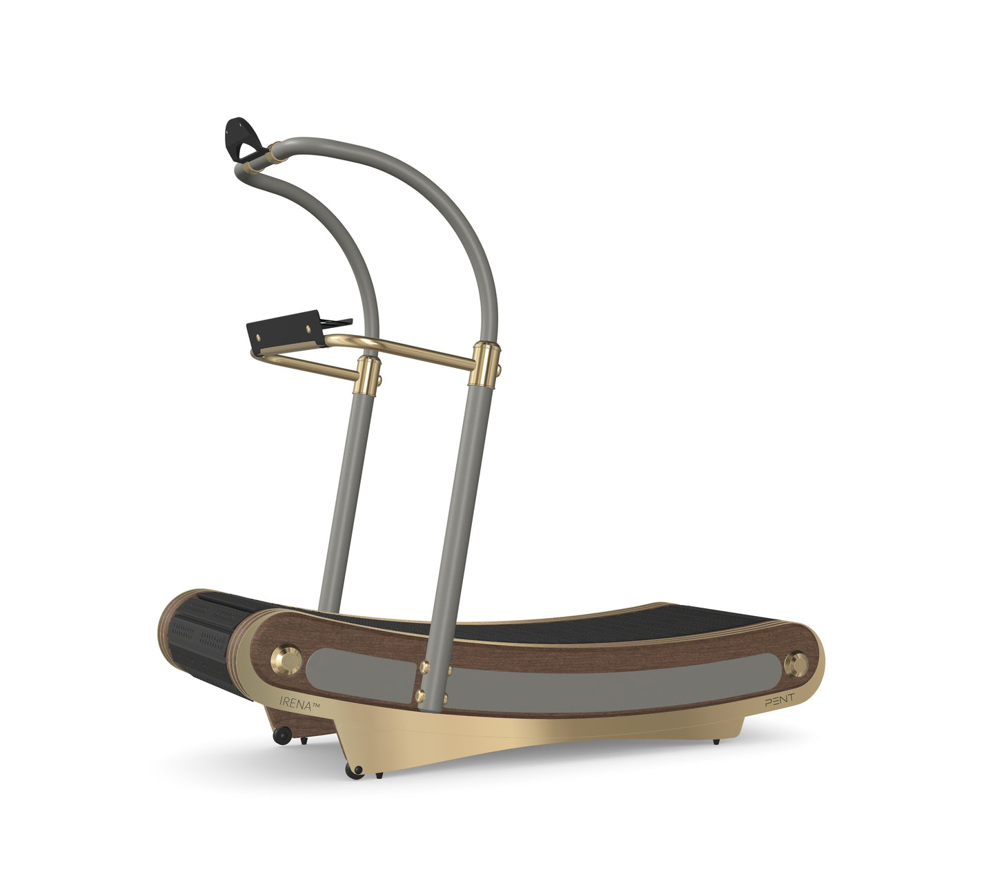 PENT. IRENA - In Gold - Premium Curved Manual Treadmill