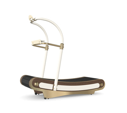 PENT. IRENA - In Gold - Premium Curved Manual Treadmill