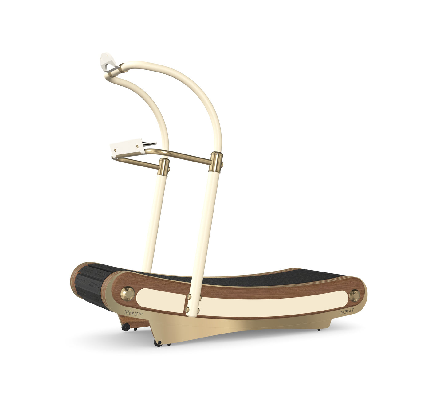 PENT. IRENA - In Gold - Premium Curved Manual Treadmill