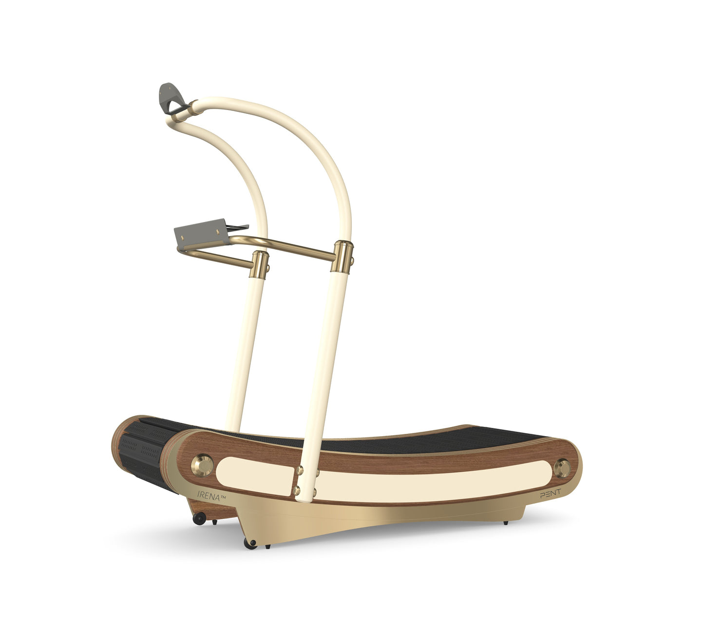 PENT. IRENA - In Gold - Premium Curved Manual Treadmill