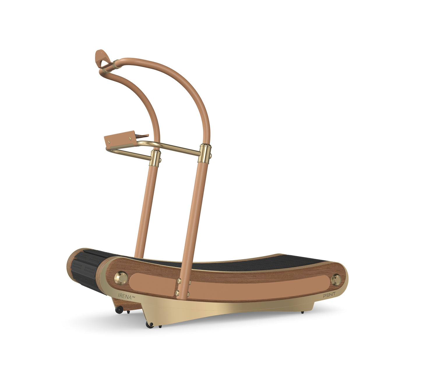 PENT. IRENA - In Gold - Premium Curved Manual Treadmill