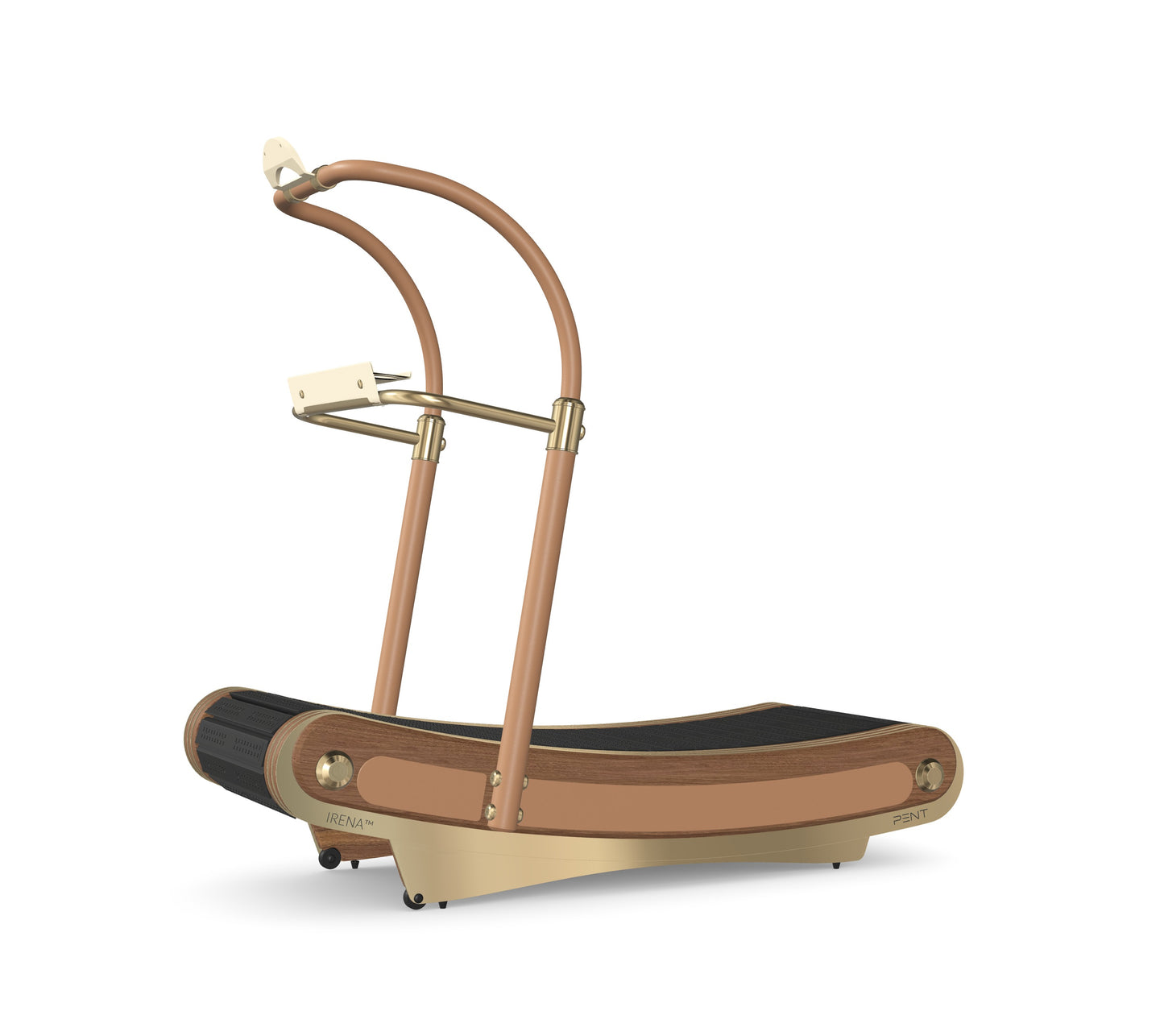 PENT. IRENA - In Gold - Premium Curved Manual Treadmill