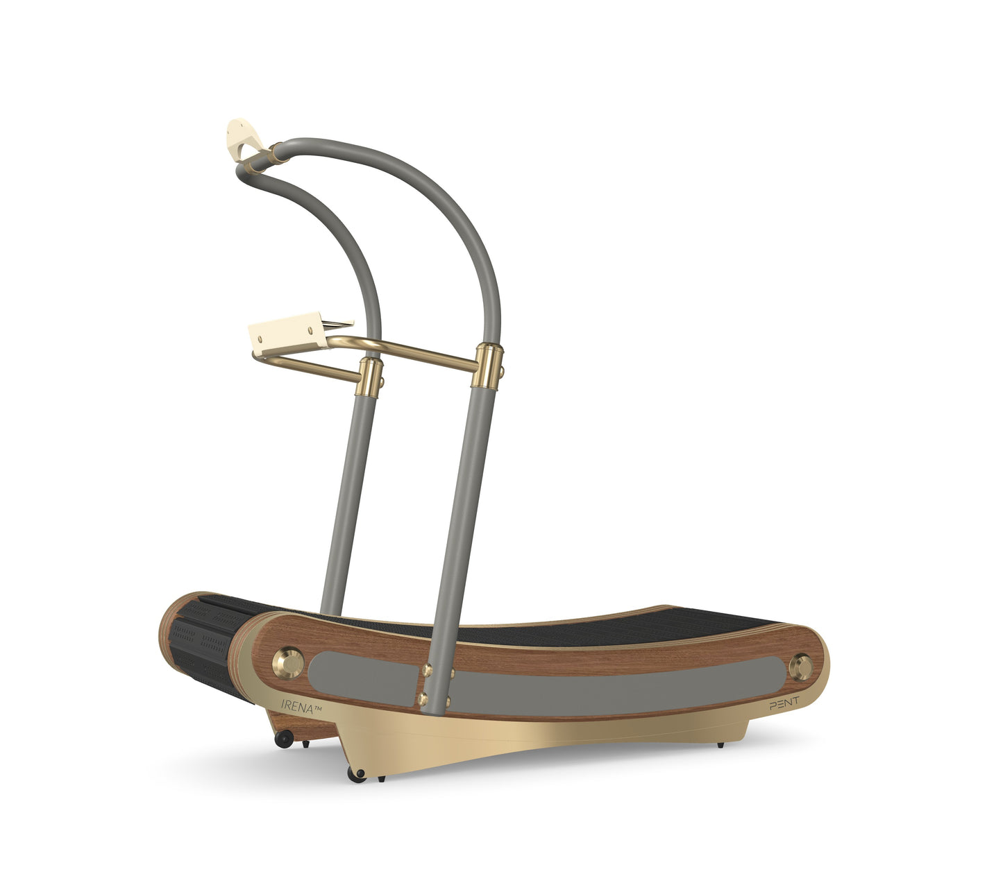 PENT. IRENA - In Gold - Premium Curved Manual Treadmill