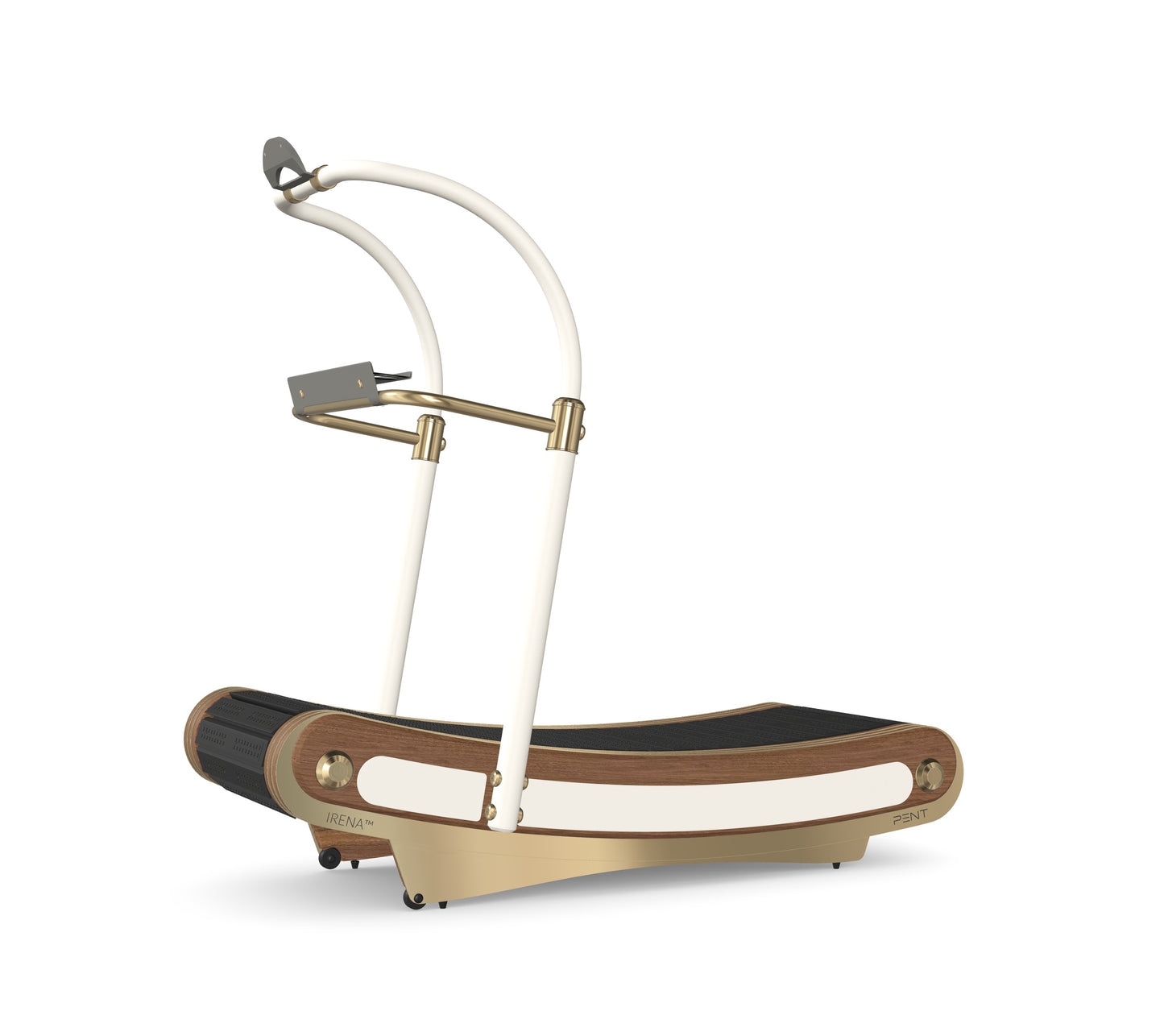 PENT. IRENA - In Gold - Premium Curved Manual Treadmill
