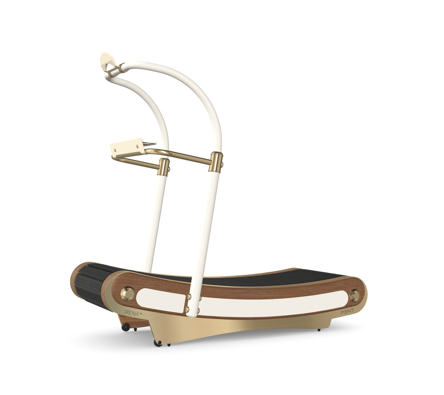 PENT. IRENA - In Gold - Premium Curved Manual Treadmill