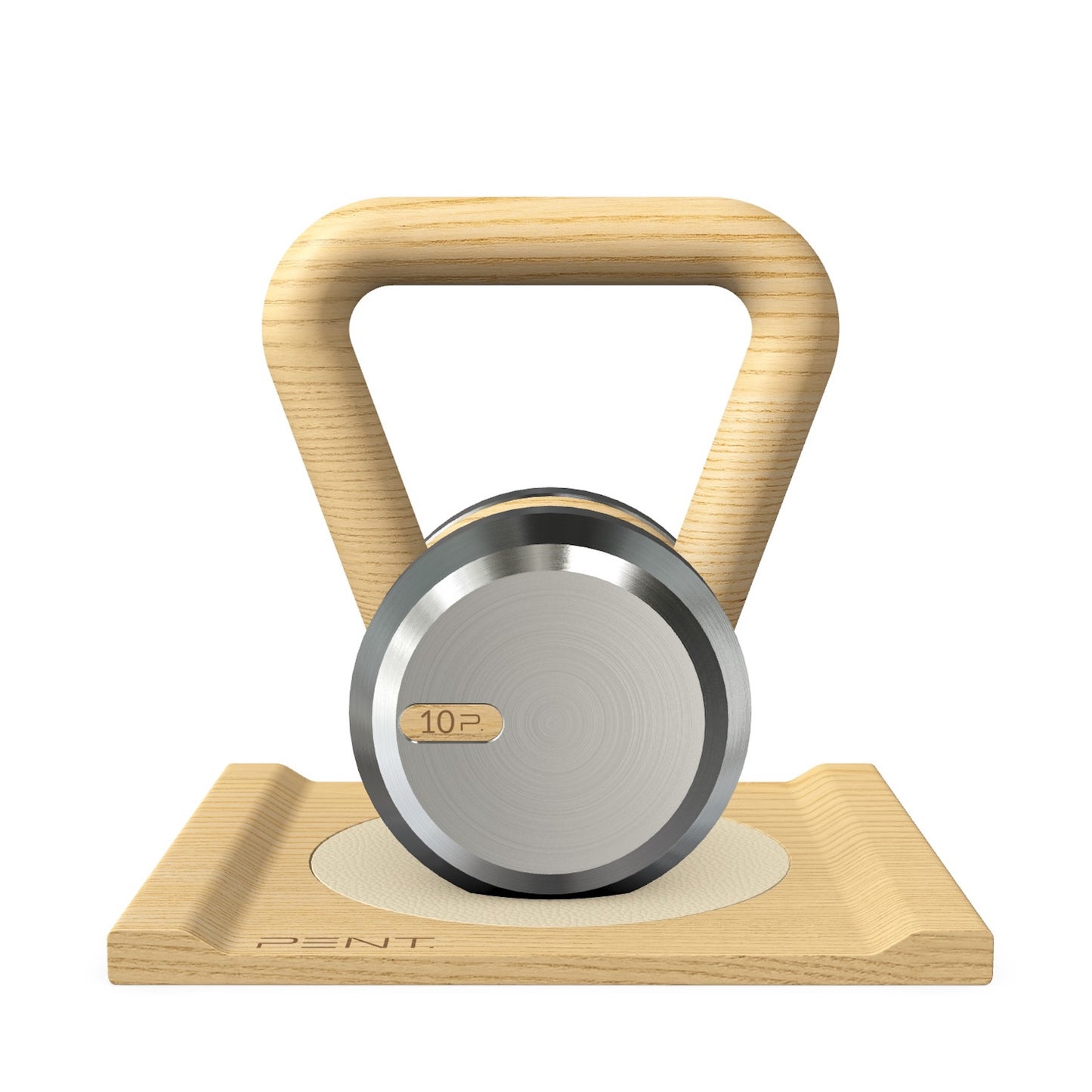 PENT. LOVA - Luxury Kettlebell with Wooden Stand