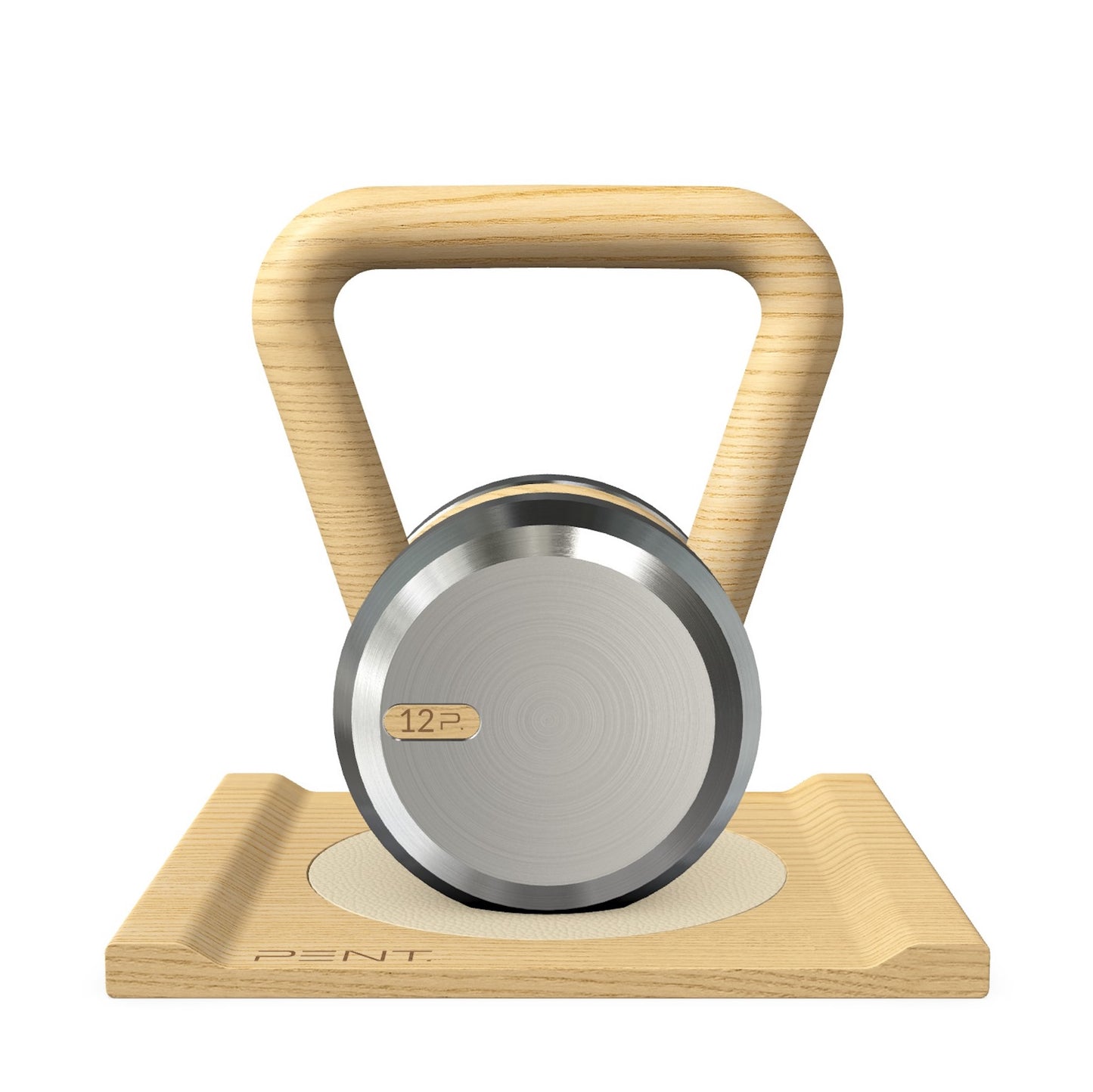 PENT. LOVA - Luxury Kettlebell with Wooden Stand