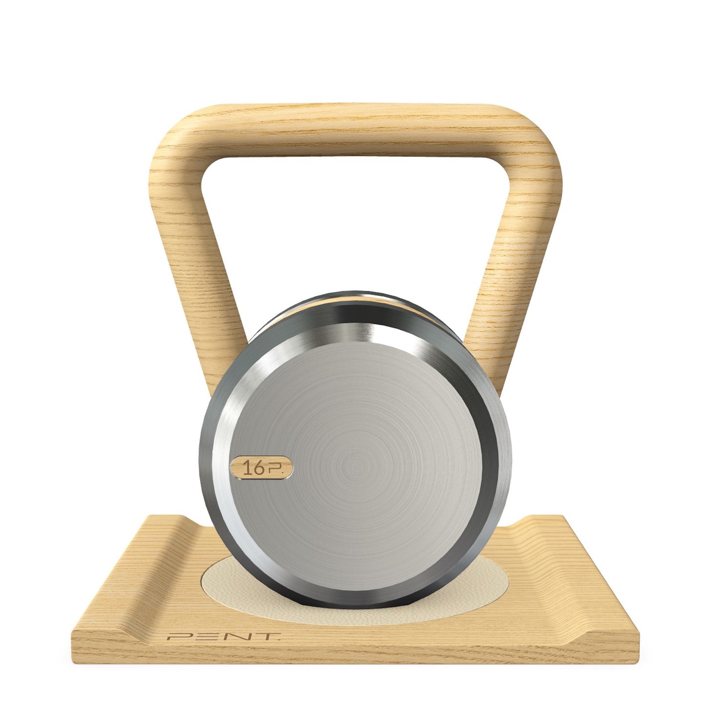 PENT. LOVA - Luxury Kettlebell with Wooden Stand