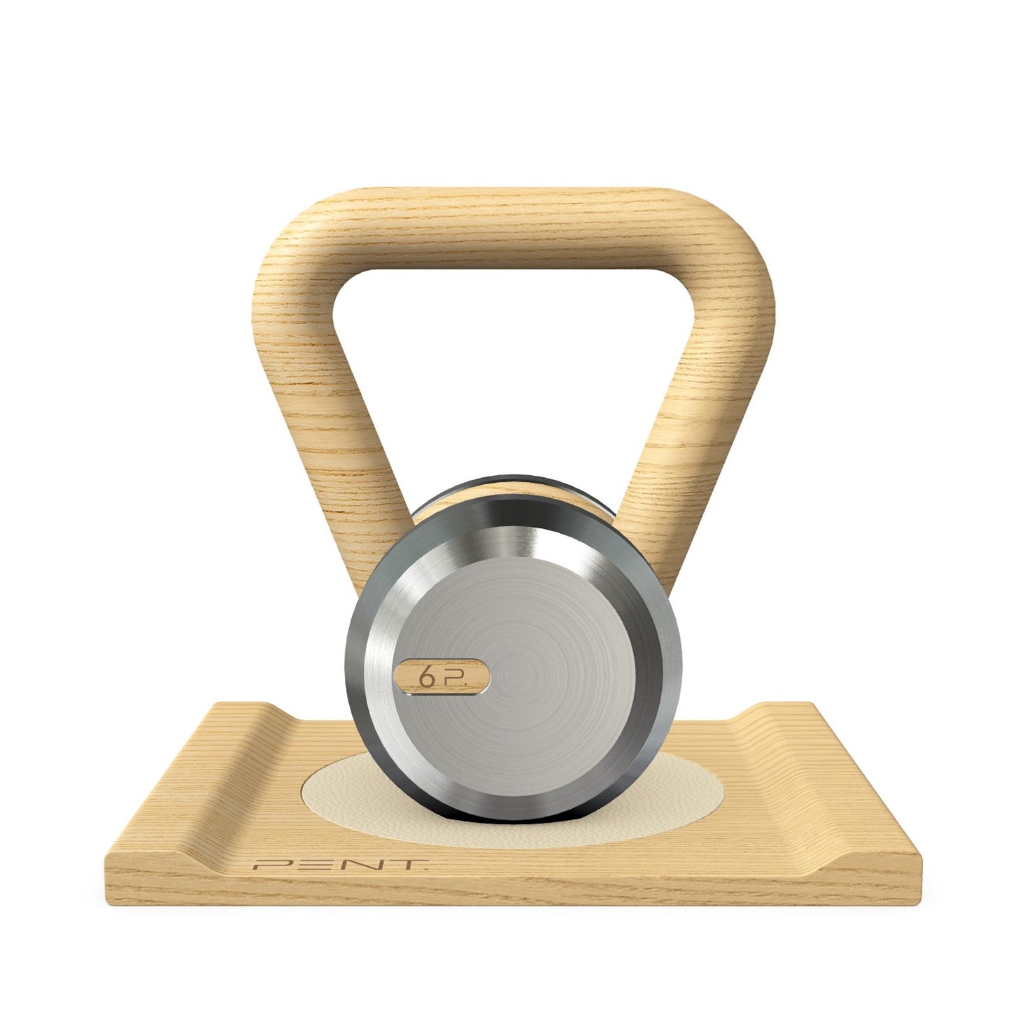 PENT. LOVA - Luxury Kettlebell with Wooden Stand