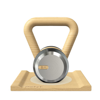 PENT. LOVA - Luxury Kettlebell with Wooden Stand