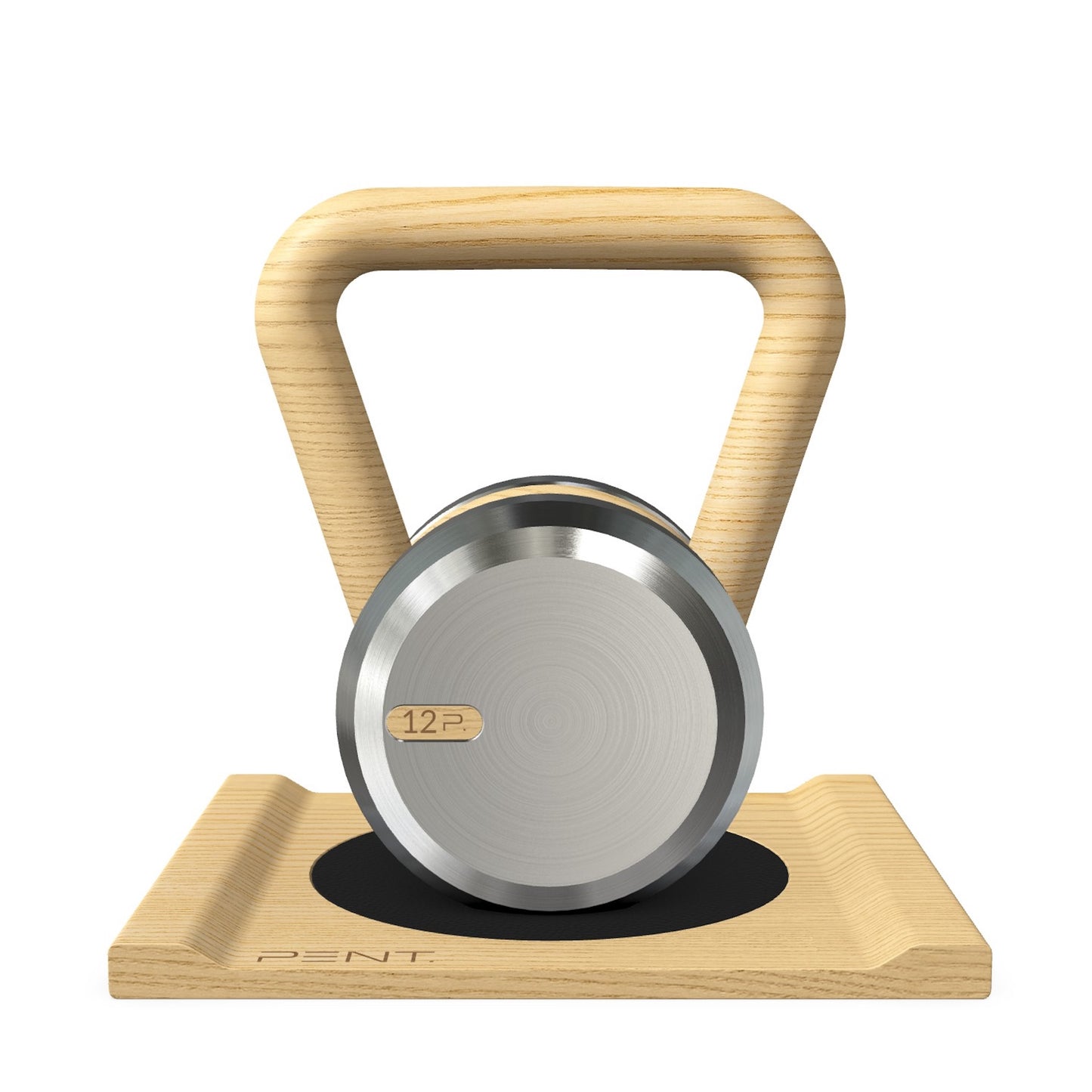 PENT. LOVA - Luxury Kettlebell with Wooden Stand