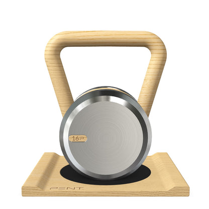 PENT. LOVA - Luxury Kettlebell with Wooden Stand
