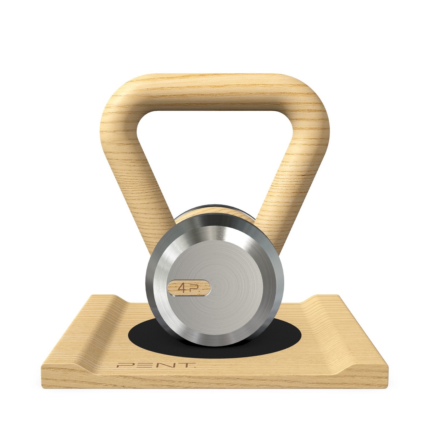 PENT. LOVA - Luxury Kettlebell with Wooden Stand