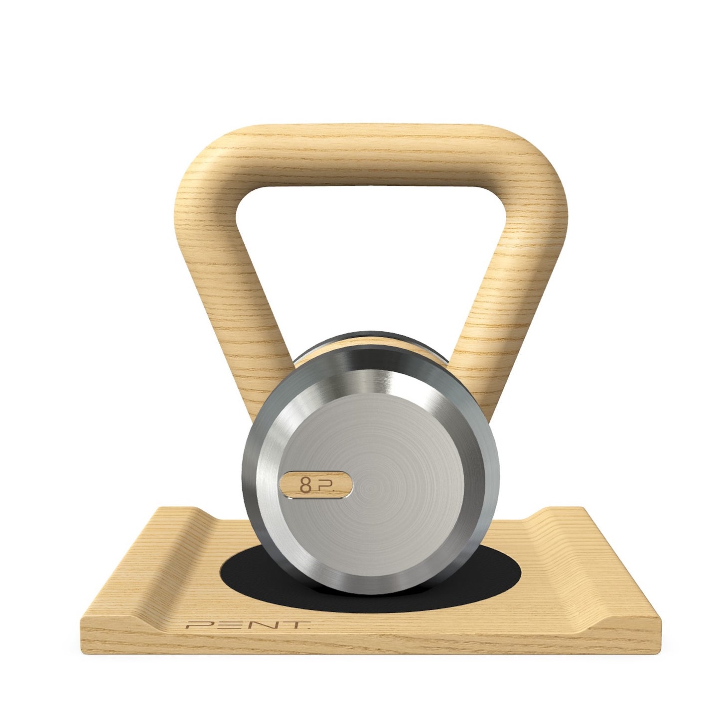 PENT. LOVA - Luxury Kettlebell with Wooden Stand