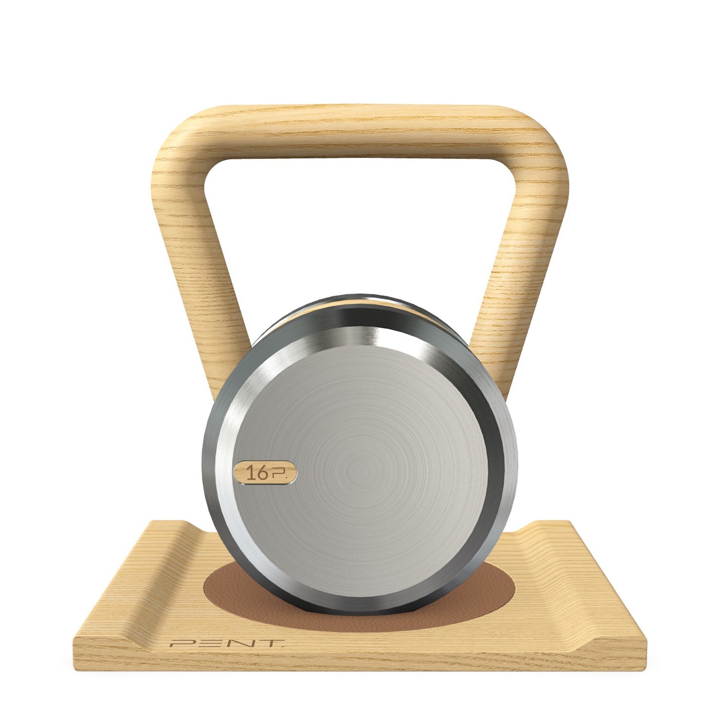 PENT. LOVA - Luxury Kettlebell with Wooden Stand