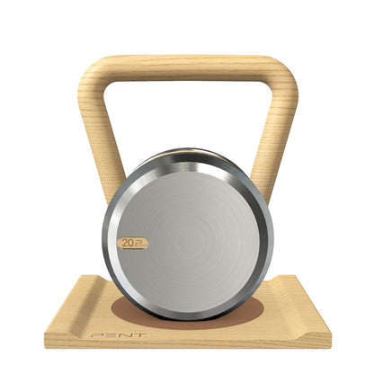 PENT. LOVA - Luxury Kettlebell with Wooden Stand
