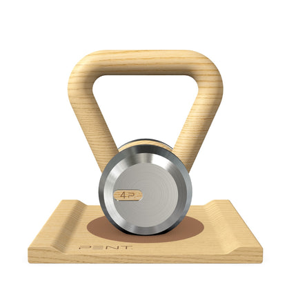 PENT. LOVA - Luxury Kettlebell with Wooden Stand