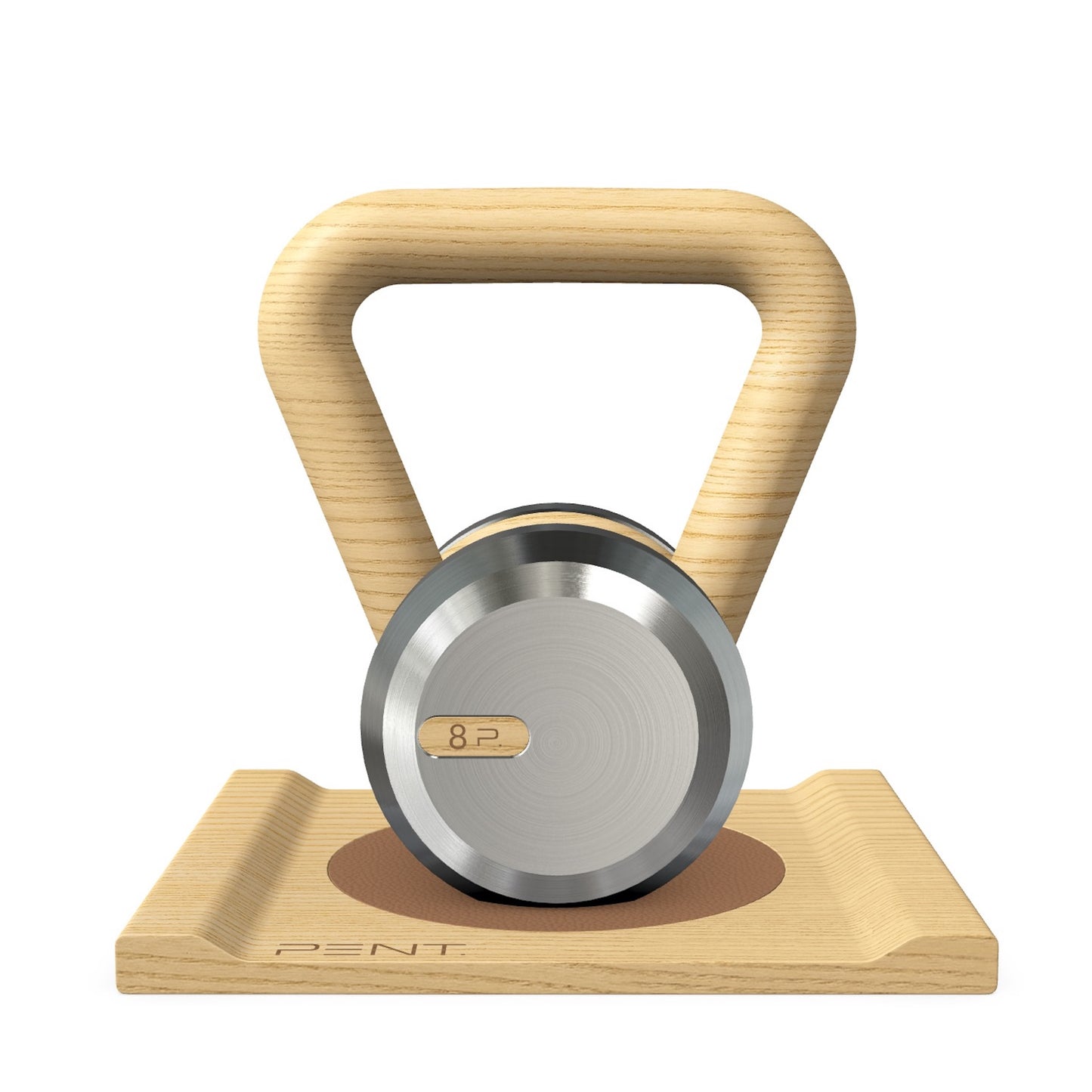 PENT. LOVA - Luxury Kettlebell with Wooden Stand