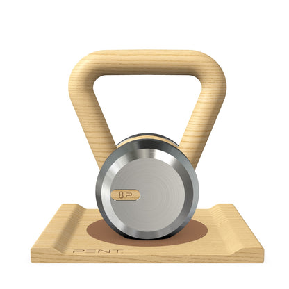PENT. LOVA - Luxury Kettlebell with Wooden Stand