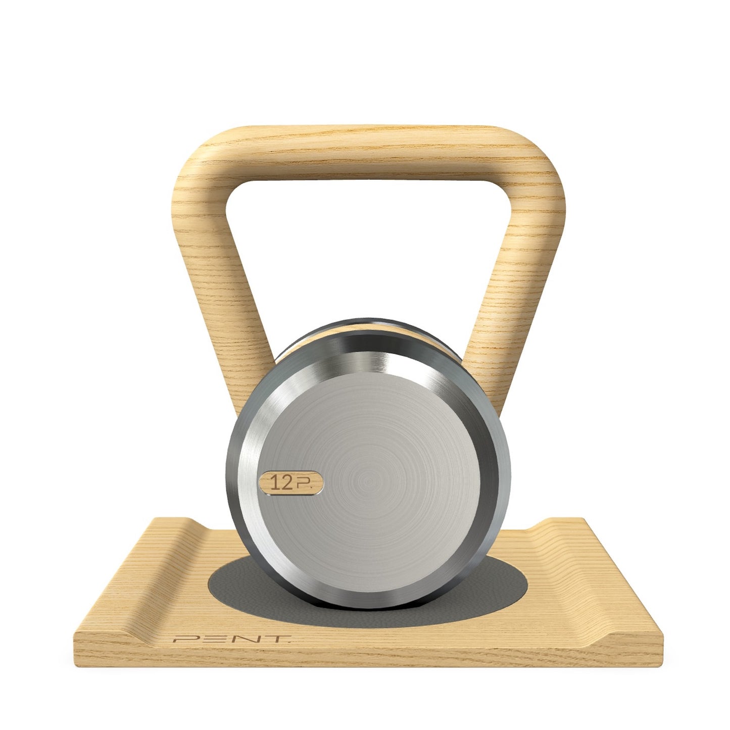 PENT. LOVA - Luxury Kettlebell with Wooden Stand