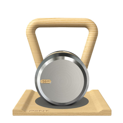 PENT. LOVA - Luxury Kettlebell with Wooden Stand