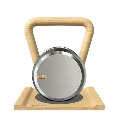 PENT. LOVA - Luxury Kettlebell with Wooden Stand
