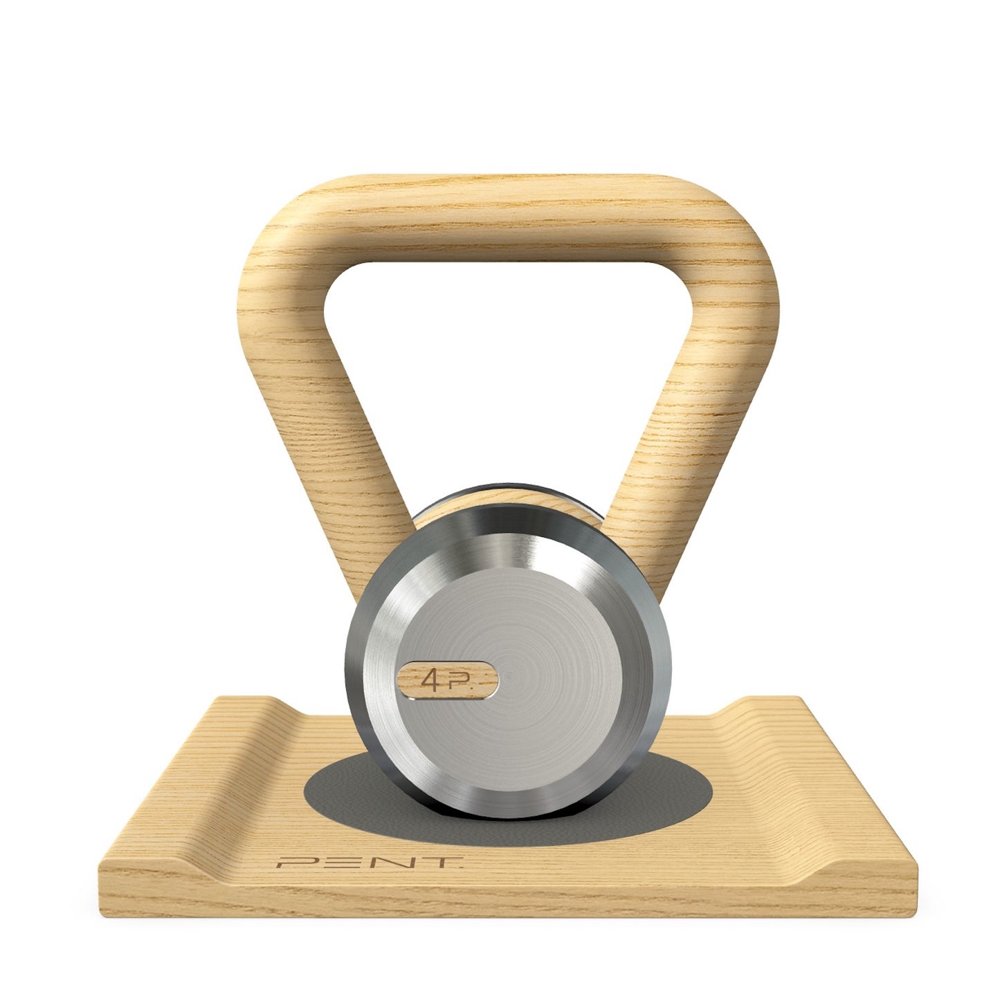 PENT. LOVA - Luxury Kettlebell with Wooden Stand