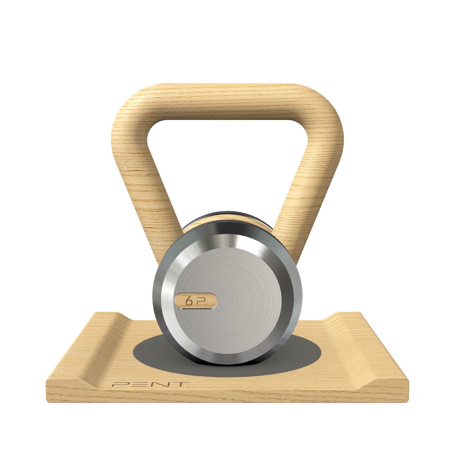 PENT. LOVA - Luxury Kettlebell with Wooden Stand