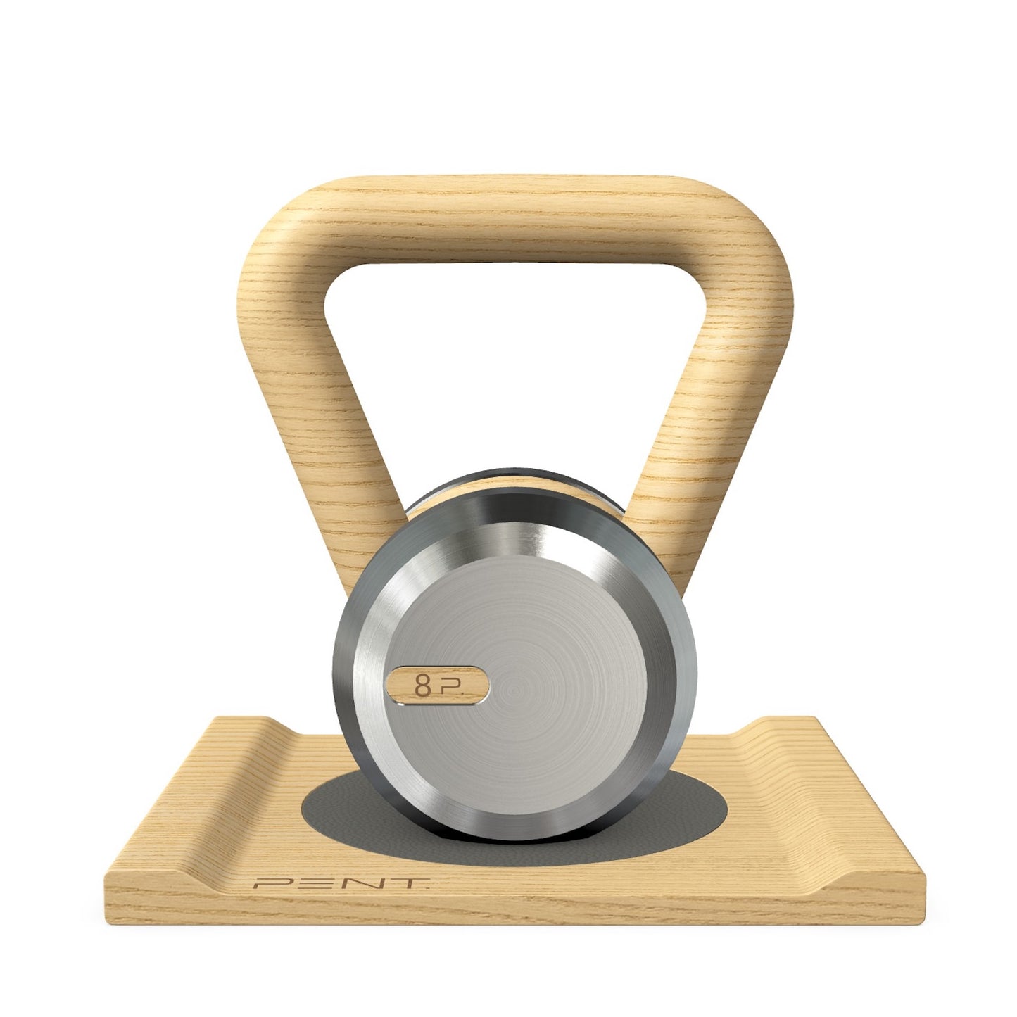 PENT. LOVA - Luxury Kettlebell with Wooden Stand