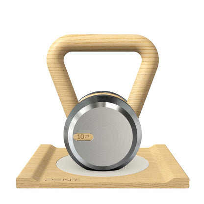 PENT. LOVA - Luxury Kettlebell with Wooden Stand