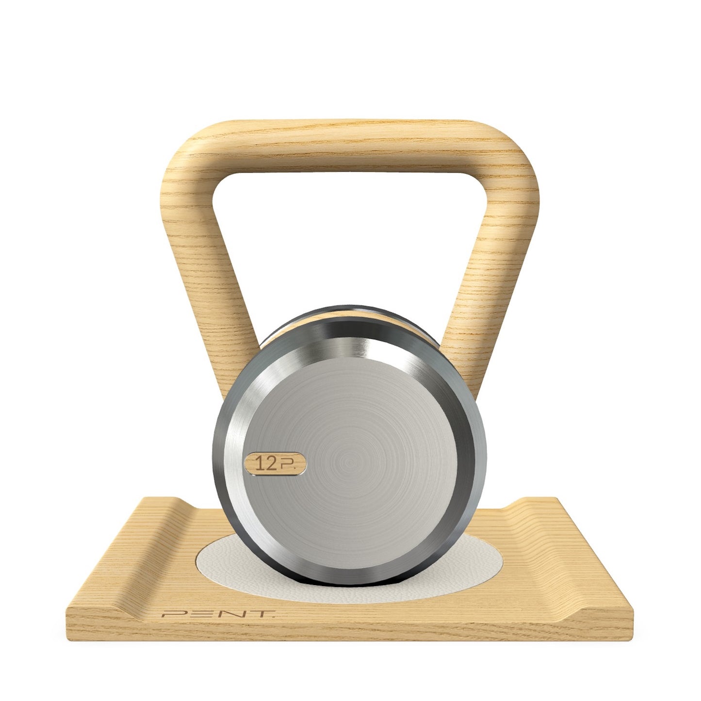 PENT. LOVA - Luxury Kettlebell with Wooden Stand