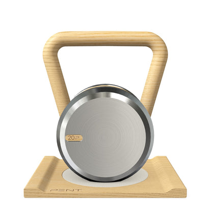 PENT. LOVA - Luxury Kettlebell with Wooden Stand