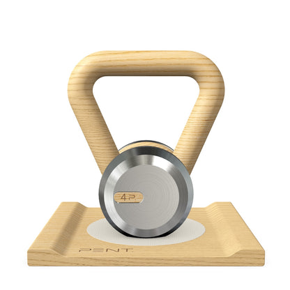 PENT. LOVA - Luxury Kettlebell with Wooden Stand