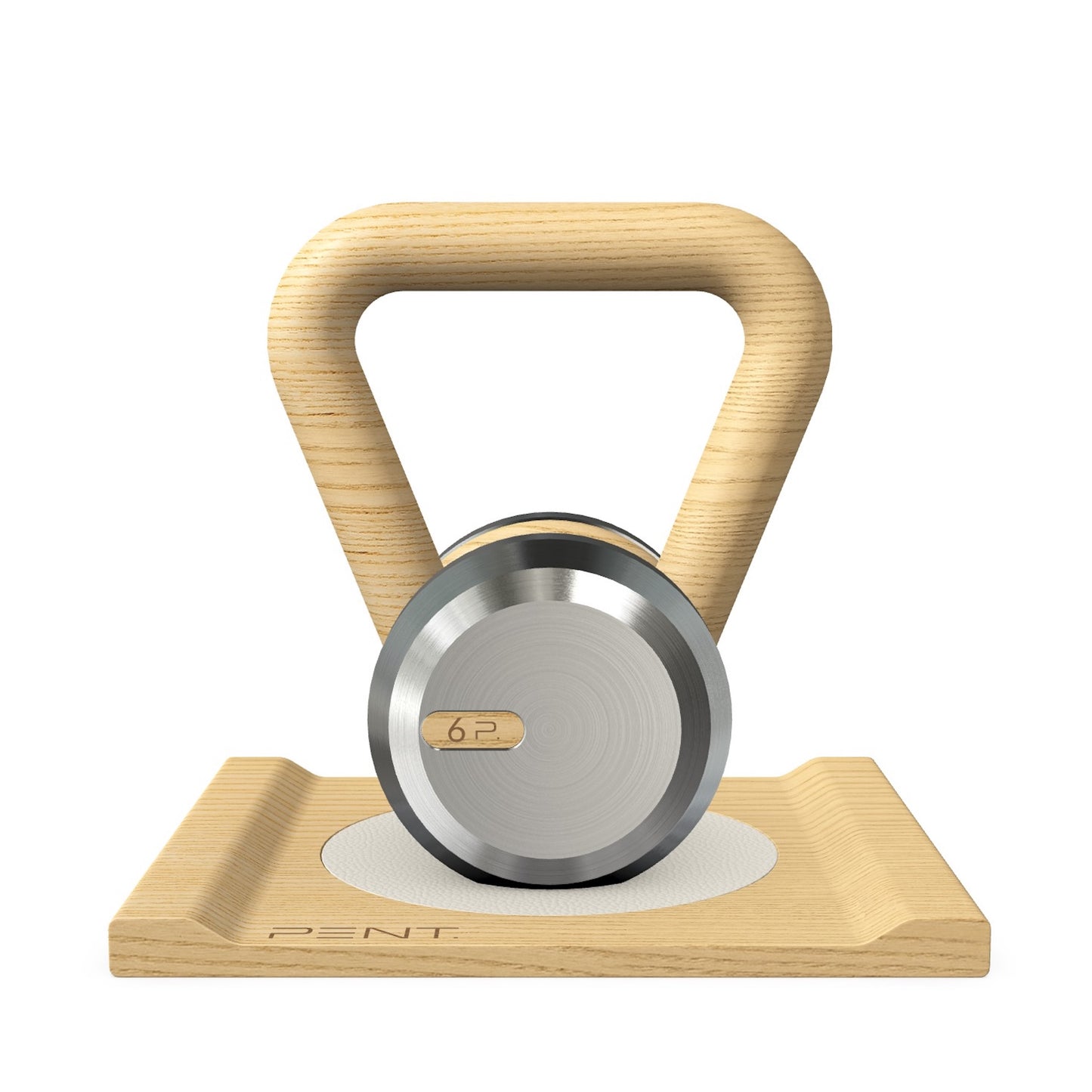 PENT. LOVA - Luxury Kettlebell with Wooden Stand
