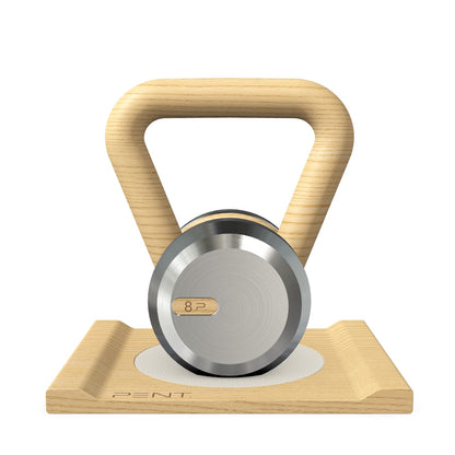 PENT. LOVA - Luxury Kettlebell with Wooden Stand