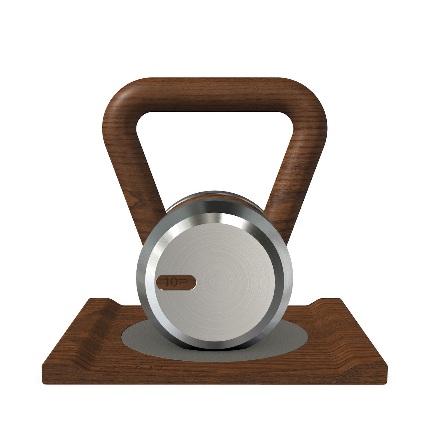PENT. LOVA - Luxury Kettlebell with Wooden Stand