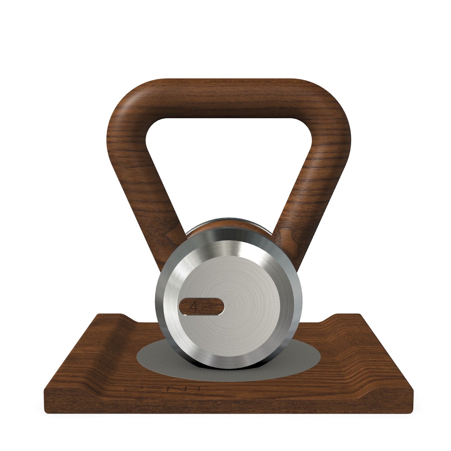 PENT. LOVA - Luxury Kettlebell with Wooden Stand