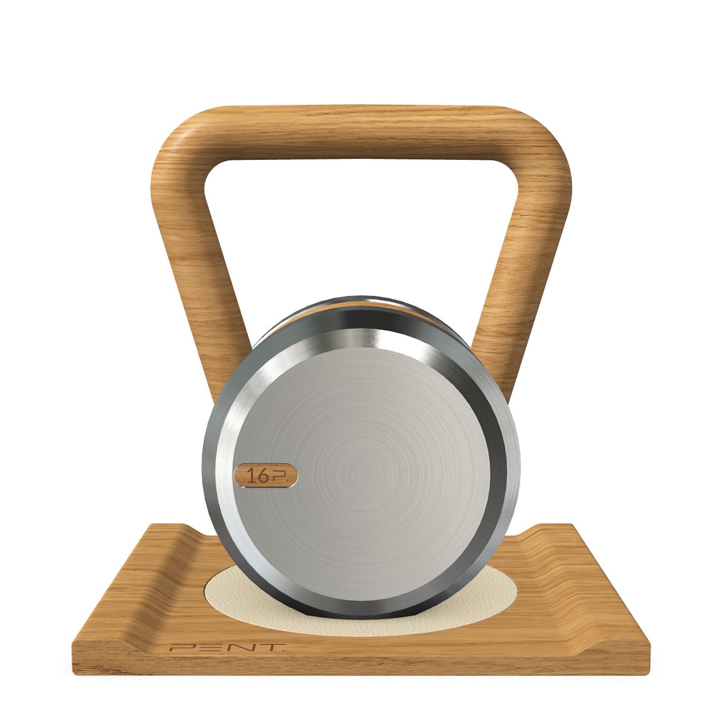 PENT. LOVA - Luxury Kettlebell with Wooden Stand