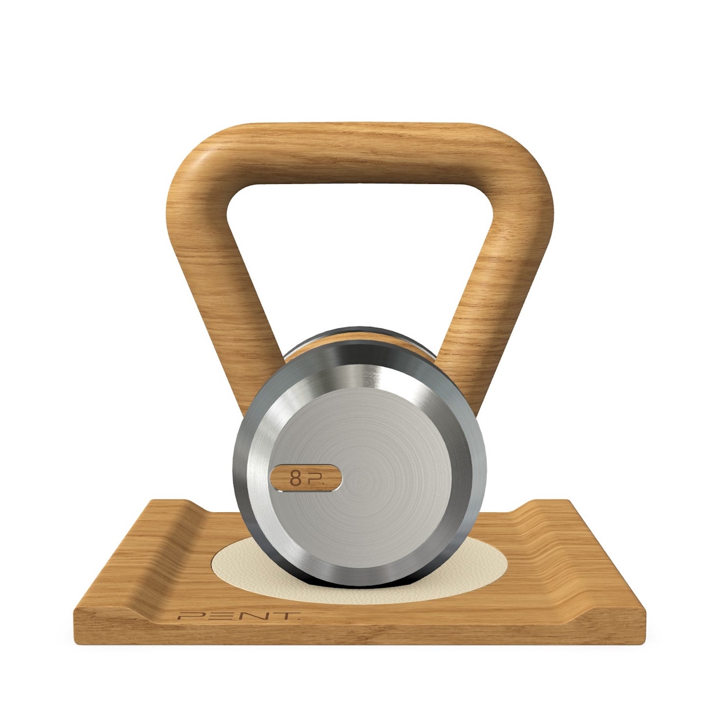 PENT. LOVA - Luxury Kettlebell with Wooden Stand